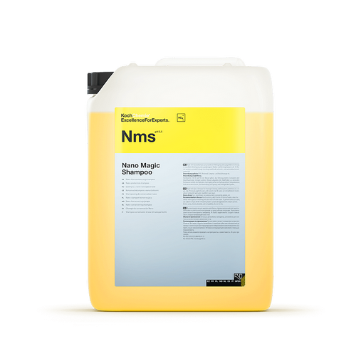 NANOMAGIC GLANZWACHS-SHAMPOO - Идеальный шампунь-консервант для мягкой чистки поверхностей автомобиля (10 л) 206010